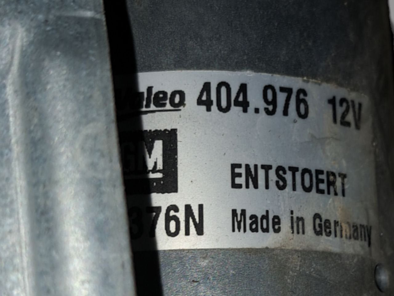 Motorino Tergicristallo Tandem anteriore Opel Zafira B (2007) COD:404976 - F&P CRASH SRLS - Ricambi Usati