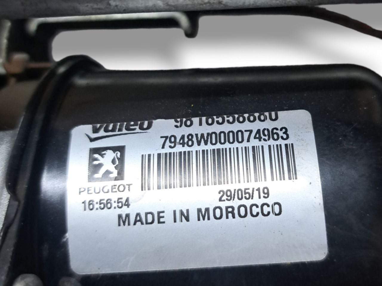 Motorino Tergicristallo Tandem anteriore Peugeot Partner (2008 - 2018)cod.9816558880 - w000074963 - F&P CRASH SRLS - Ricambi Usati