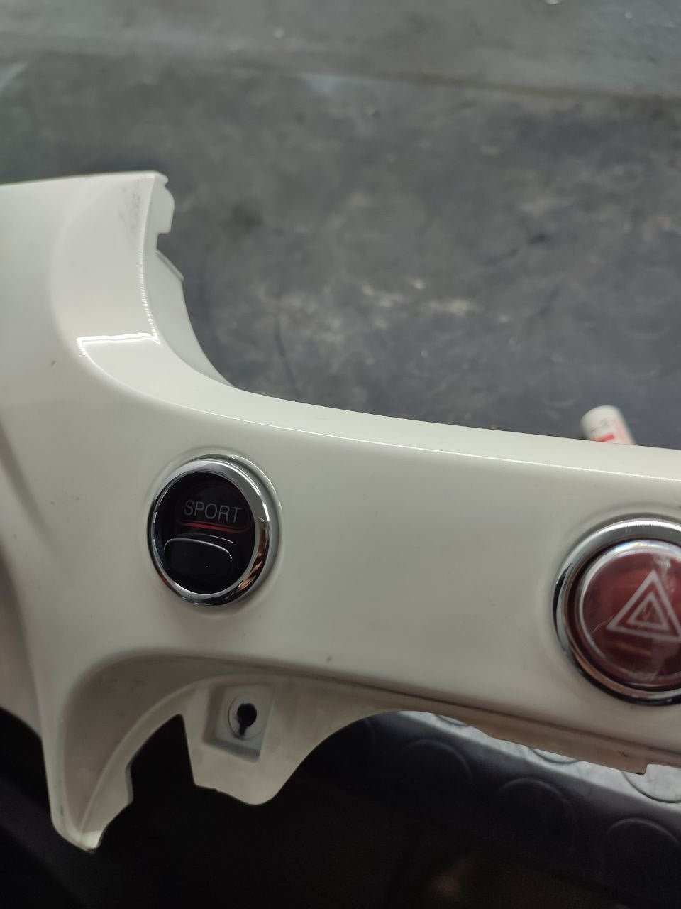 Panello centrale plancia Fiat 500 ( 2009 ) tasto sport - F&P CRASH SRLS - Ricambi Usati