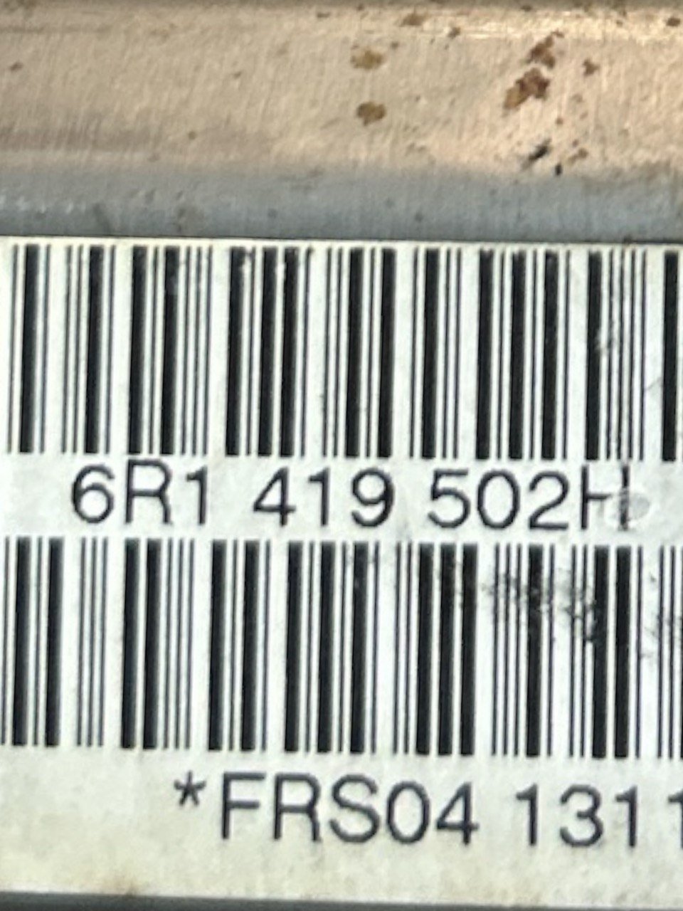 Piantone / Canna Sterzo Audi A1 (8X) (2010 > 2018) cod.6R1419502H - F&P CRASH SRLS - Ricambi Usati