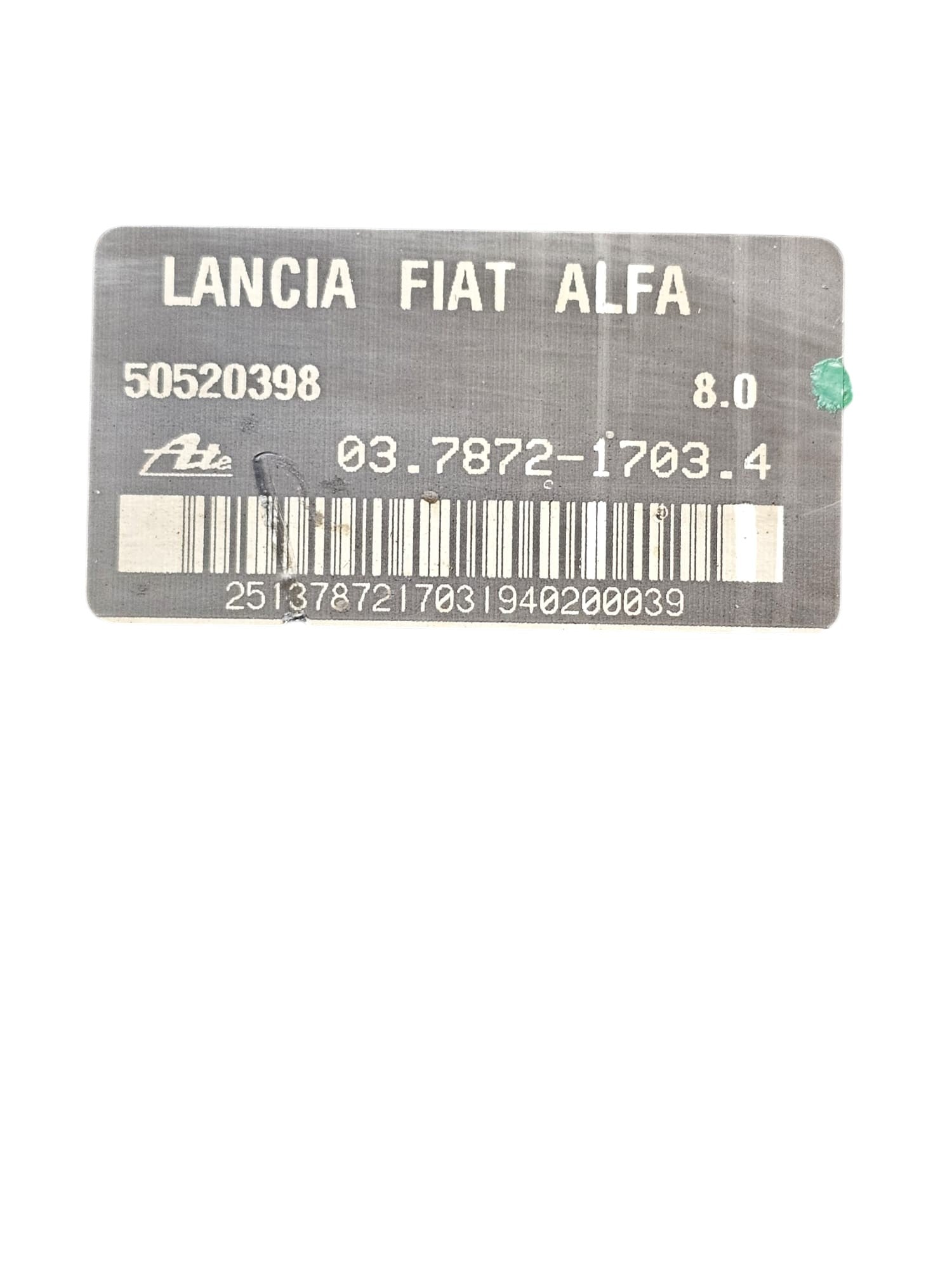Pompa Servofreno Alfa Romeo Giulietta 2.0 Diesel Cod:50520398 (2010 - 2020) - F&P CRASH SRLS - Ricambi Usati