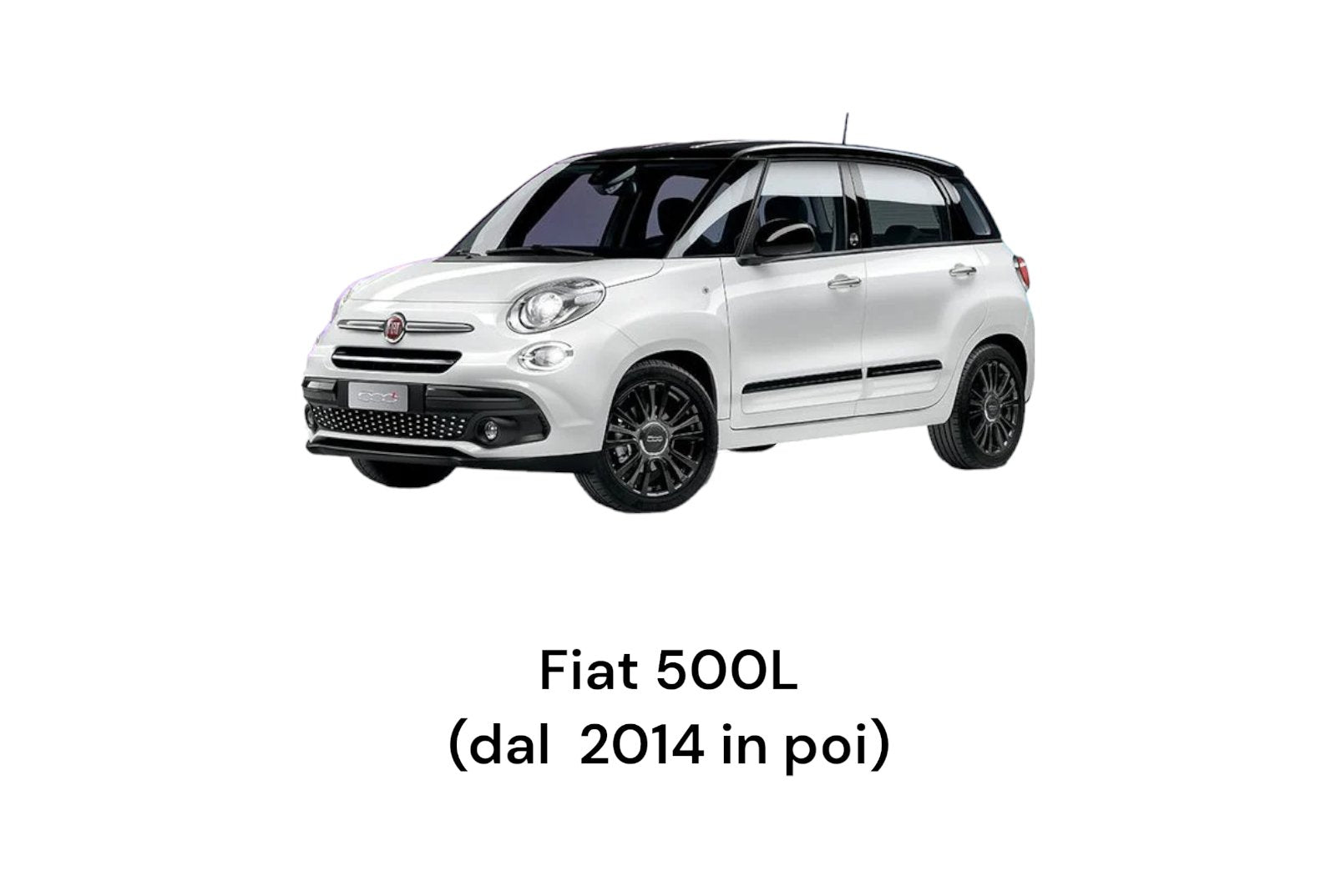 Porta Grigia Posteriore Sinistra Fiat 500L ( 2014 > ) - F&P CRASH SRLS - Ricambi Usati