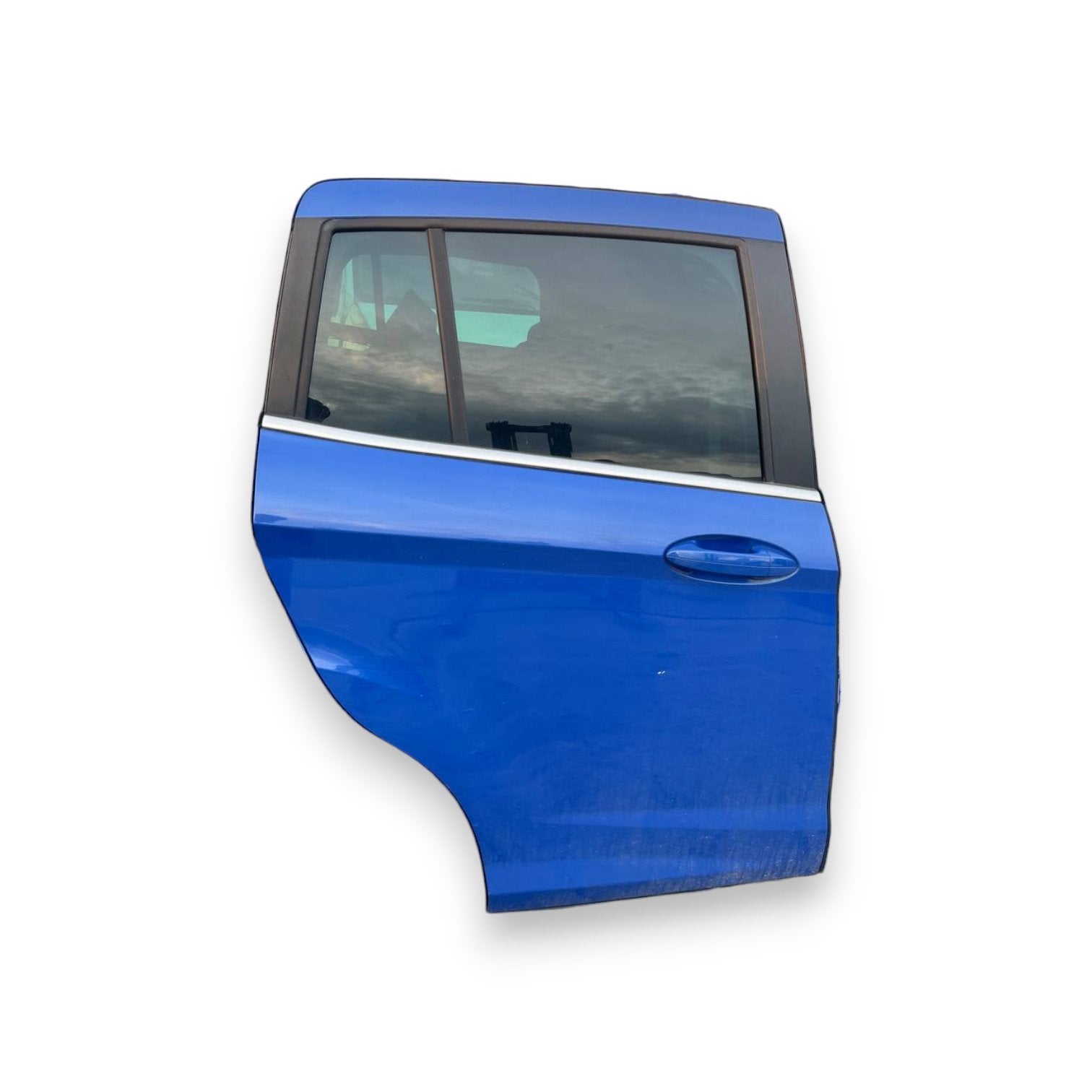 Porta / Portiera posteriore destra (dx) Ford B - Max (2012 al 2018) Blu - F&P CRASH SRLS - Ricambi Usati