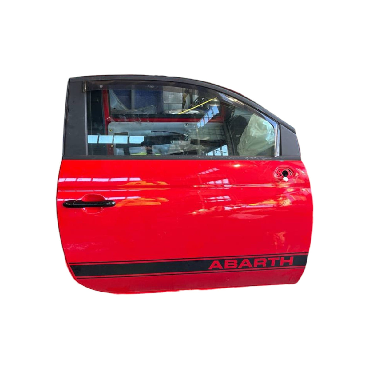 Porta / portiera / sportello anteriore destro rosso Fiat 500 (2007 - 2014) - F&amp;P CRASH SRLS - Ricambi Usati