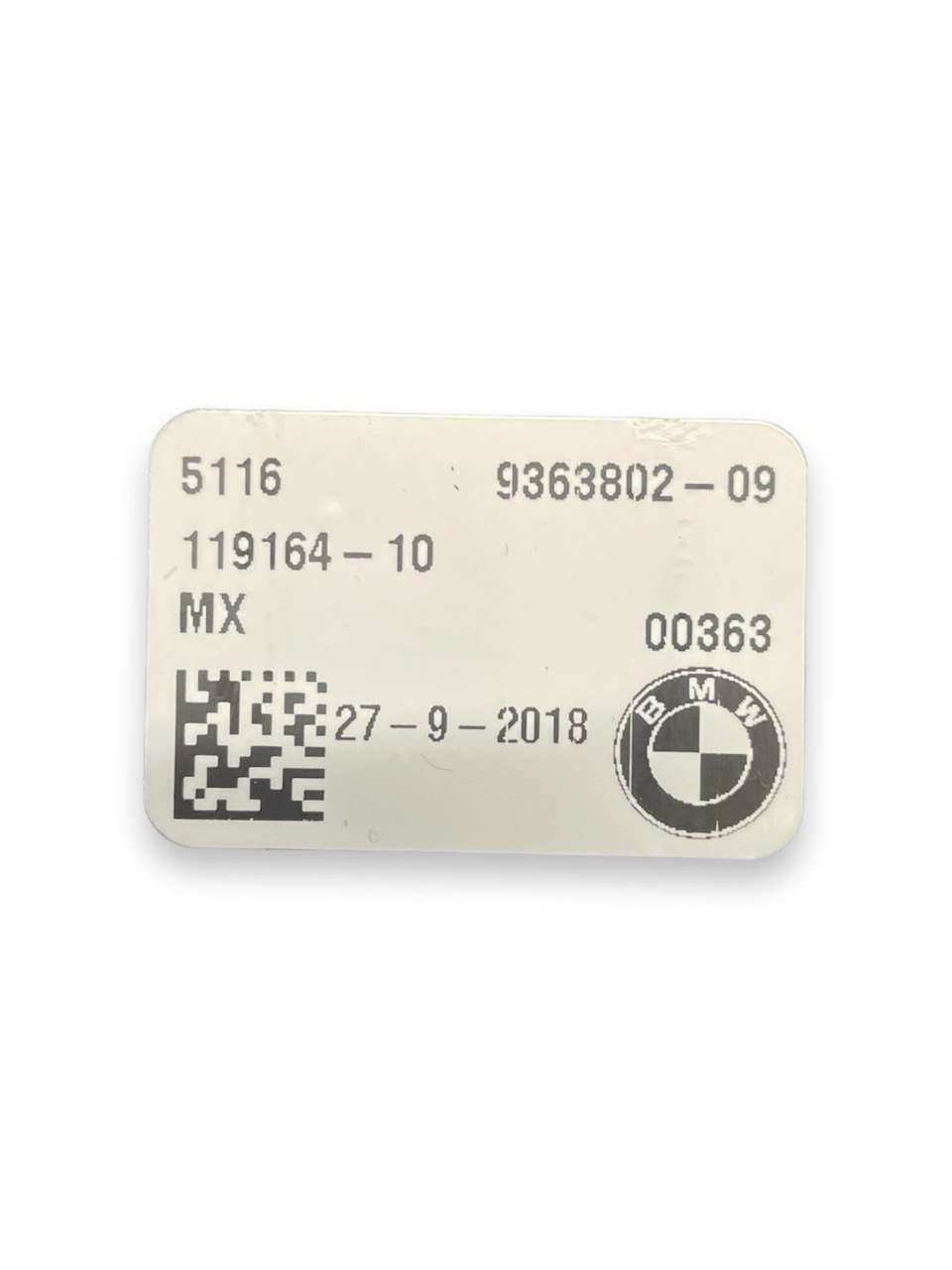 Portabicchieri / Portabevande BMW X3 (G01) (2017>) cod:9363802 - F&P CRASH SRLS - Ricambi Usati