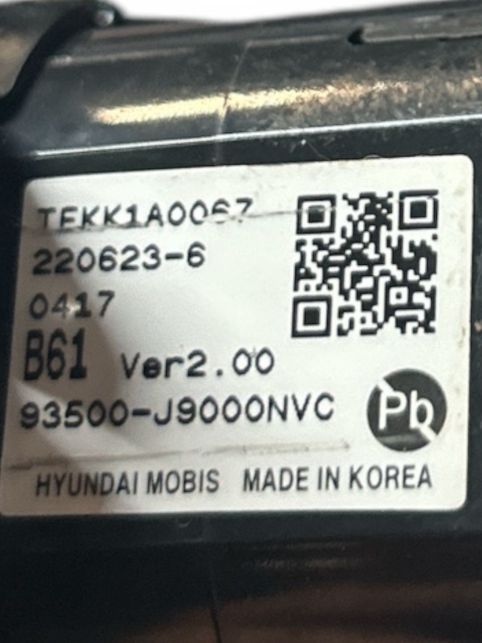 Pulsante Start E Stop Hyundai Kona (2017 > ) cod.93500 - J9000 - F&P CRASH SRLS - Ricambi Usati