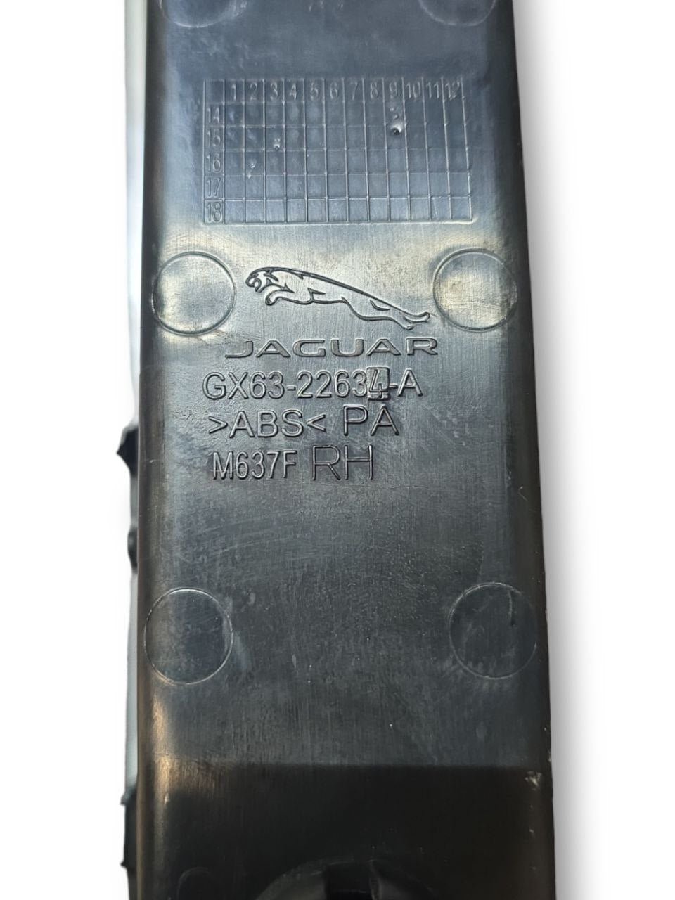 Pulsantiera Posteriore Destra Apertura / Chiusura Porte Jaguar XF X260 ( 2015 > ) Cod : GX63 - 22634 - A - F&P CRASH SRLS - Ricambi Usati