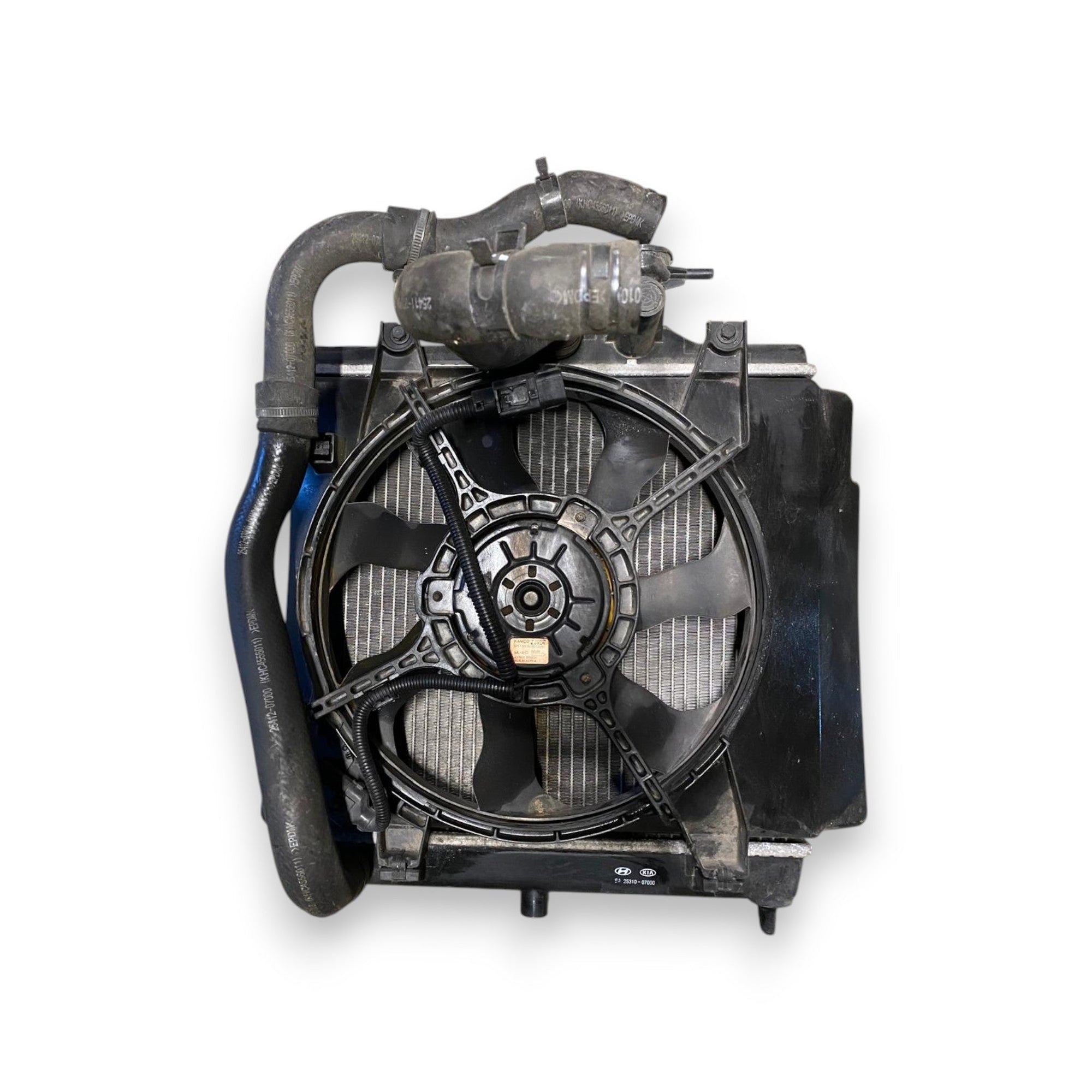 Radiatore + elettroventola Kia Picanto 1.1 Benzina (2004 - 2016) Cod: 25310 - 07000 - F&P CRASH SRLS - Ricambi Usati