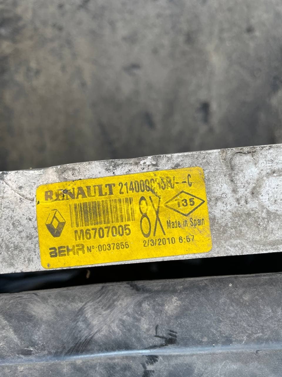 Radiatore raffreddamento + elettroventole Renault laguna 2.0 dci anno 2012. 2140000035. 214810046r - F&P CRASH SRLS - Ricambi Usati
