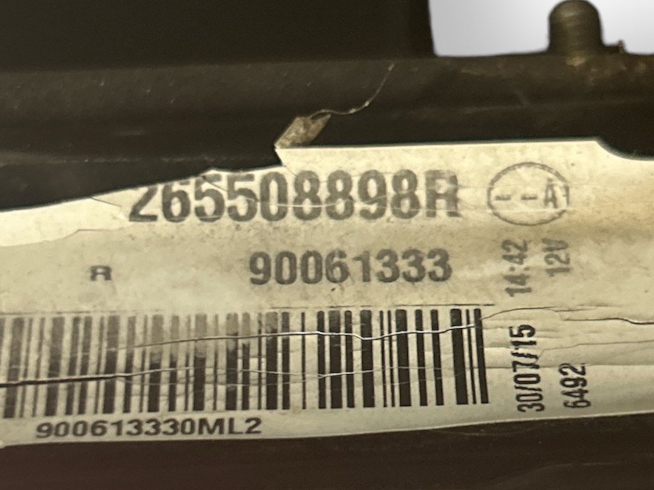 Renault Kadjar (2015 > 2022) cod.265508898R Fanale / Stop Alogeno Posteriore Destro - F&P CRASH SRLS - Ricambi Usati