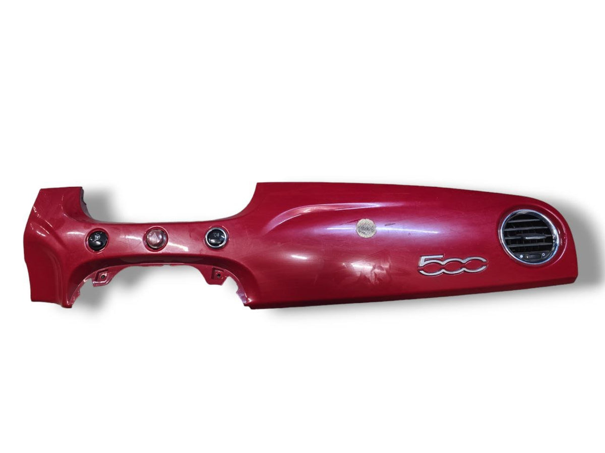 Rivestimento / Modanatura Cruscotto Fiat 500 ( 2007 - 2015 ) Cod : 51803289 - F&amp;P CRASH SRLS - Ricambi Usati