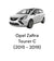 Rivestimento / Modanatura laterale anteriore sinistra Opel zafira C tourer(2015>)cod.13289774 - F&P CRASH SRLS - Ricambi Usati