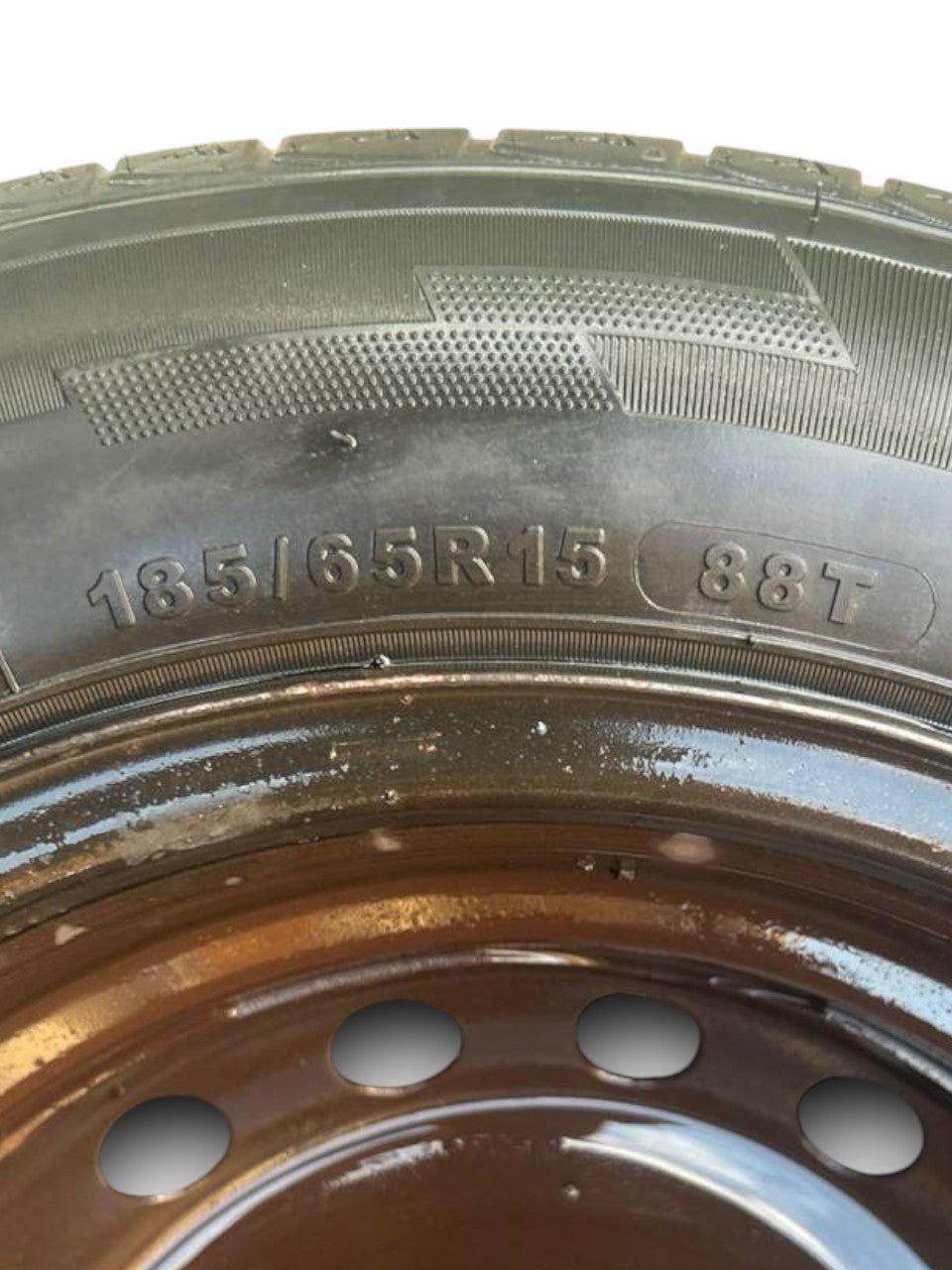 Ruota / Cerchio In Ferro Fiat Punto EVO cod.50529059 (4 Fori / 185/65 R15 88T) (2012 > ) - F&P CRASH SRLS - Ricambi Usati