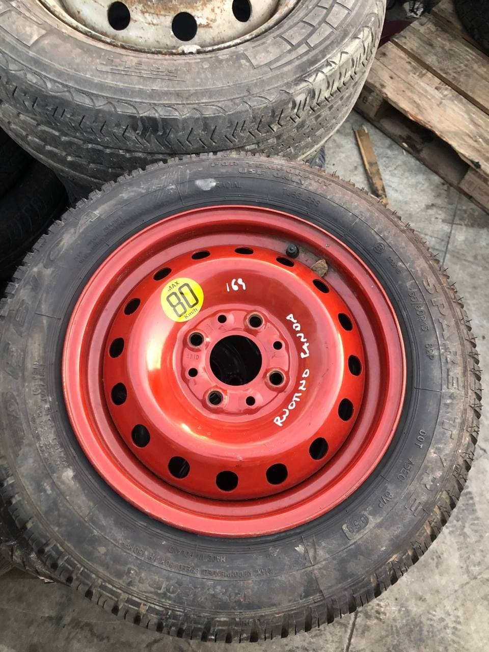 Ruotino di scorta Fiat Panda 169 misura 135/80 R13 - F&amp;P CRASH SRLS - Ricambi Usati