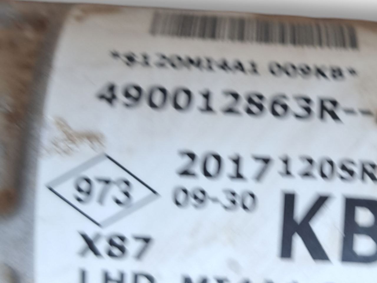 Scatola Dello Sterzo / Scatola Guida Renault Captur 0.9 Benzina COD:490012863R (2013 - 2019) - F&P CRASH SRLS - Ricambi Usati