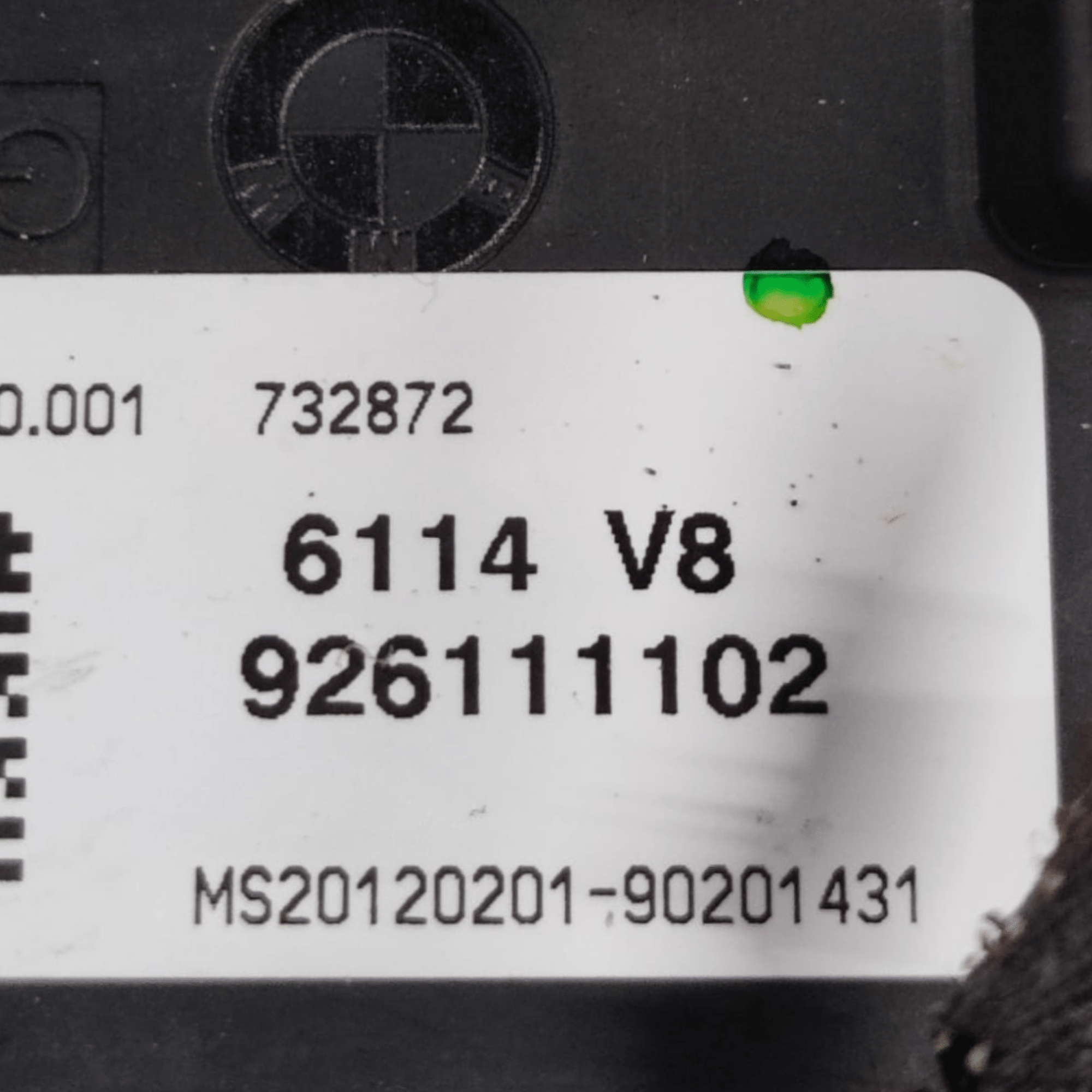 Scatola Fusibili Bmw Serie 1 F20 1.6 Benzina COD: 926111102 (2011 - 2019) - F&P CRASH SRLS - Ricambi Usati
