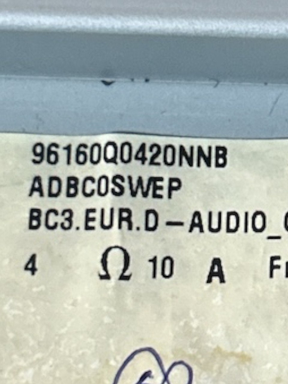 Schermo / Display / Autoradio Hyundai Bayon (2021 > ) cod.96160Q0420 - F&P CRASH SRLS - Ricambi Usati