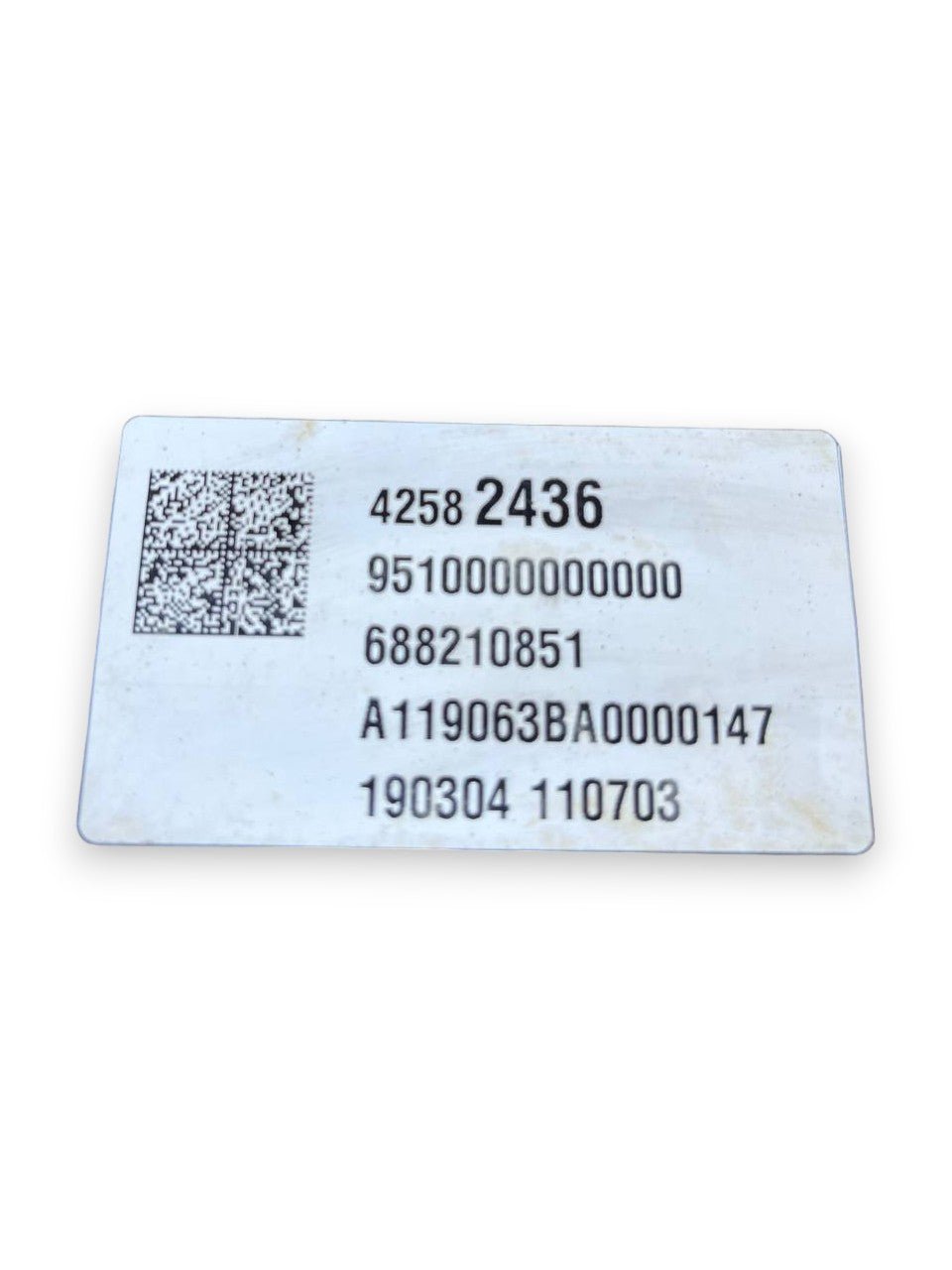 Serbatoio Carburante Opel Karl 1.0 benzina Opel Karl (2015 - 2019) cod.42582436 - F&P CRASH SRLS - Ricambi Usati