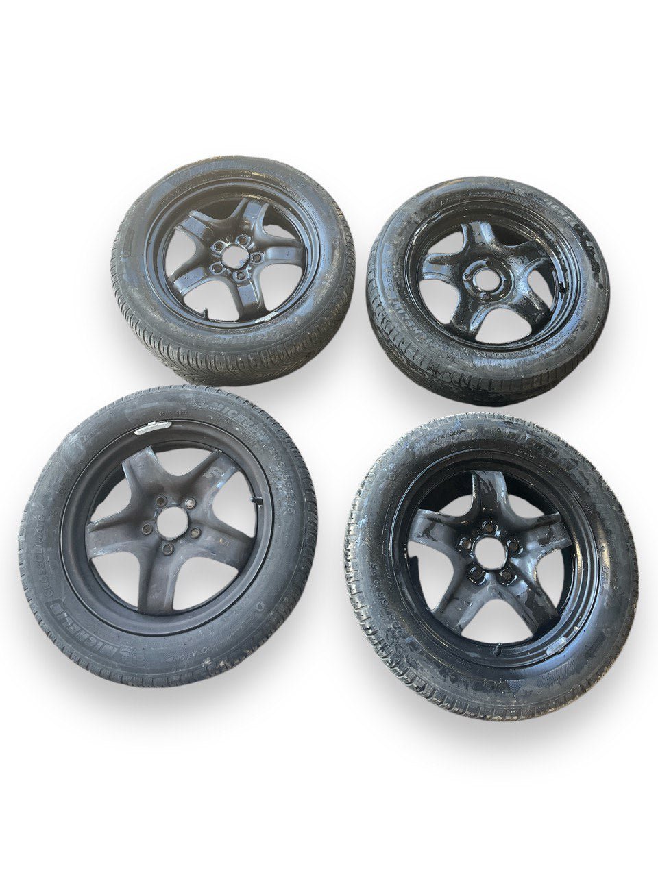 Set 4 cerchi in lega R16 Dacia sandero (2010 - 2020) 205 / 55 / R16 - F&P CRASH SRLS - Ricambi Usati