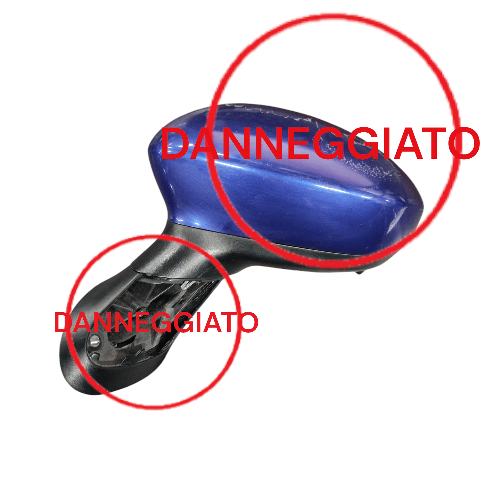 Specchio / Specchietto Anteriore Sinistro Fiat Grande Punto COD: 021046 (2005 - 2018) - F&P CRASH SRLS - Ricambi Usati