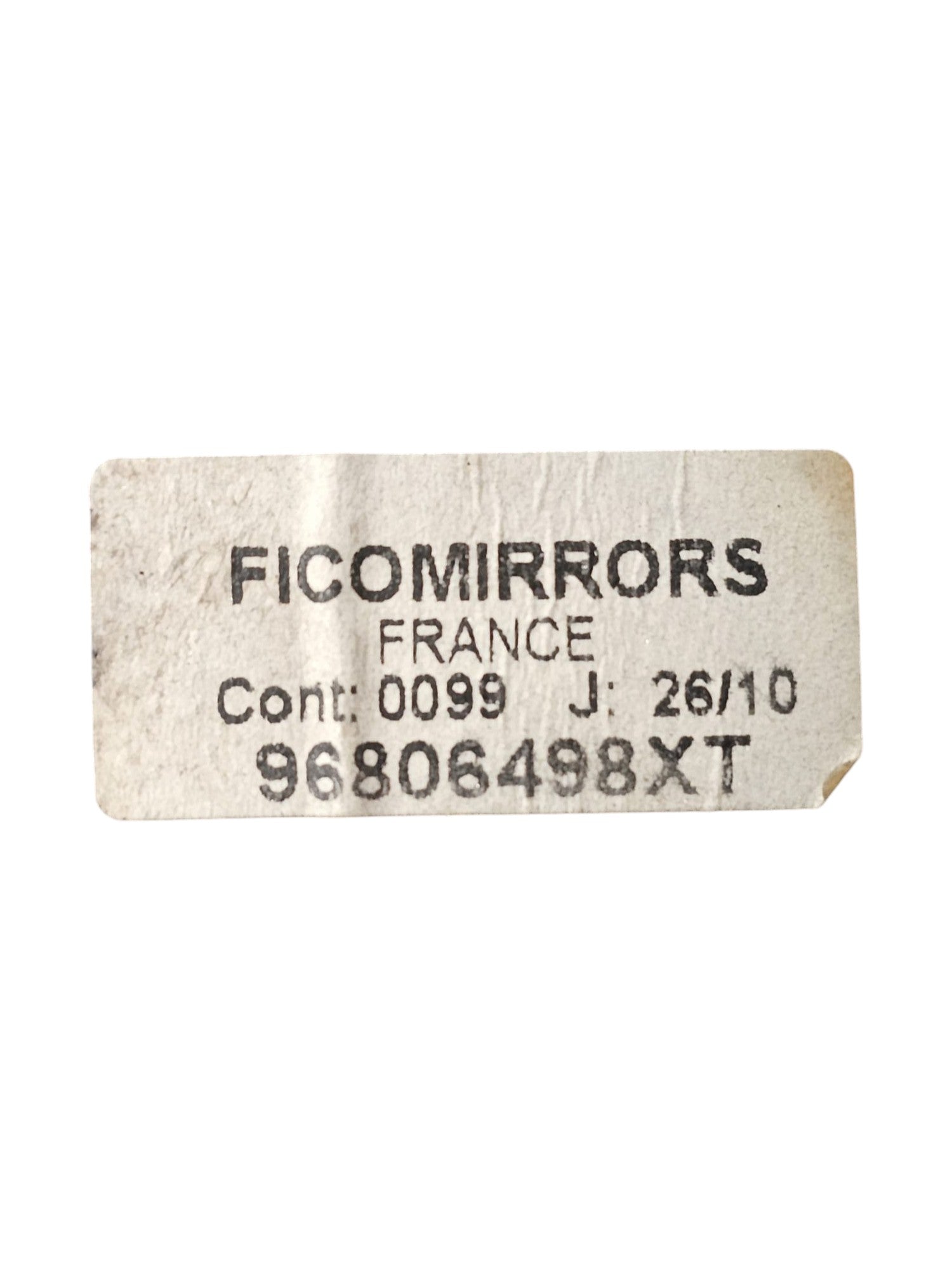 Specchio / Specchietto Elettrico Anteriore Sinistro 7 Pin Peugeot 207 Cod:96806498XT (2006 - 2015) - F&P CRASH SRLS - Ricambi Usati
