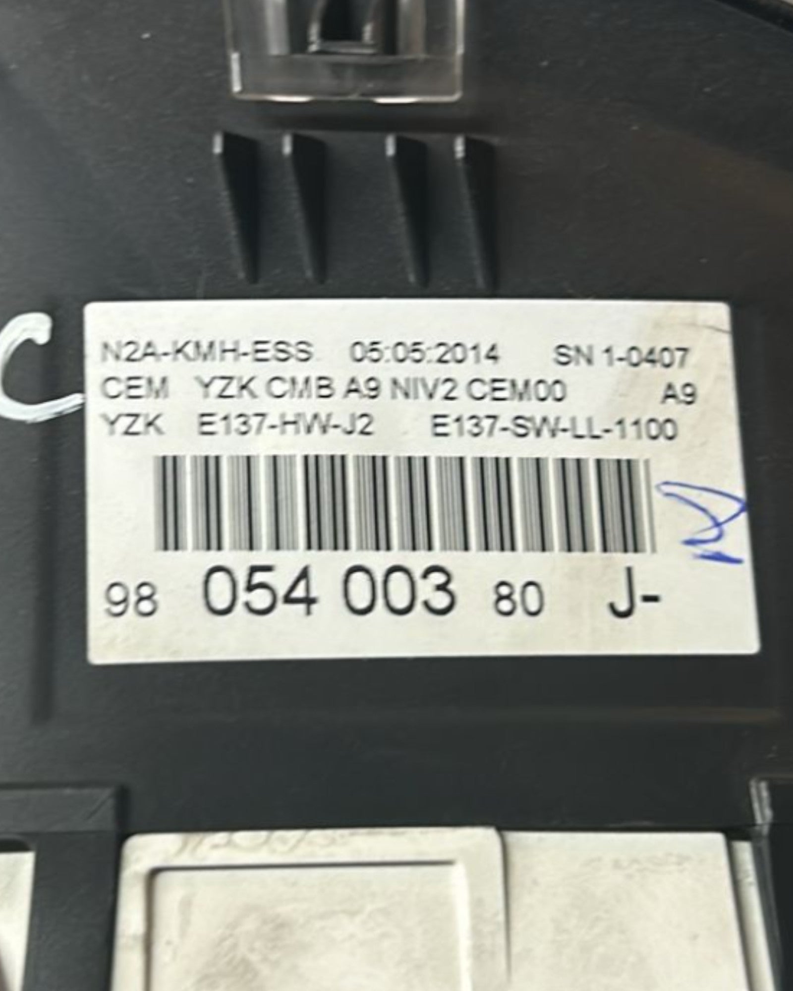 Tachimetro / Contachilometri Peugeot 208 I 1.0 Benzina cod.9805400380 (2012 > 2019) - F&P CRASH SRLS - Ricambi Usati