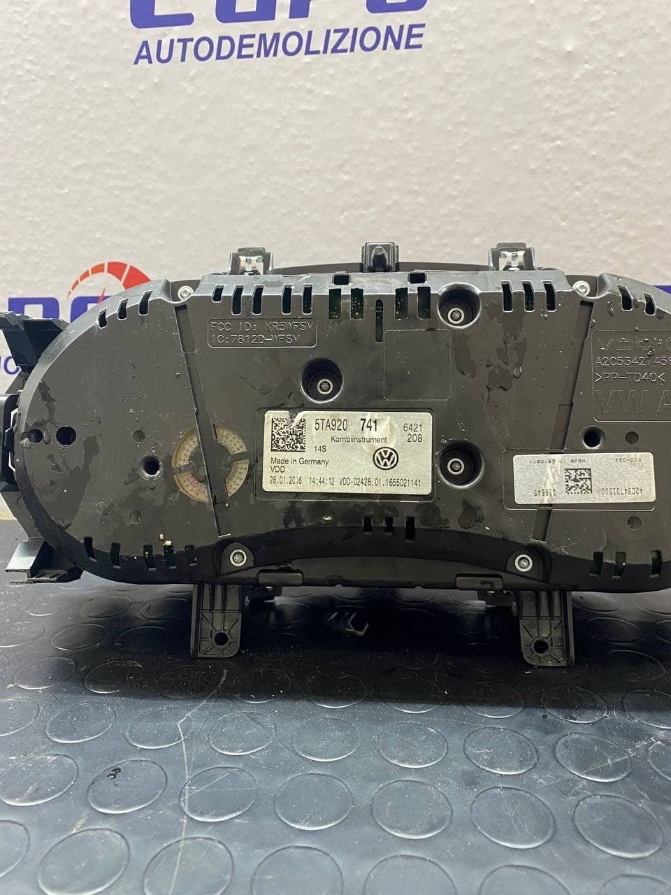 Tachimetro Quadro strumenti Contachilometri Volkswagen Golf VII cod: A2C53427456AR - F&P CRASH SRLS - Ricambi Usati