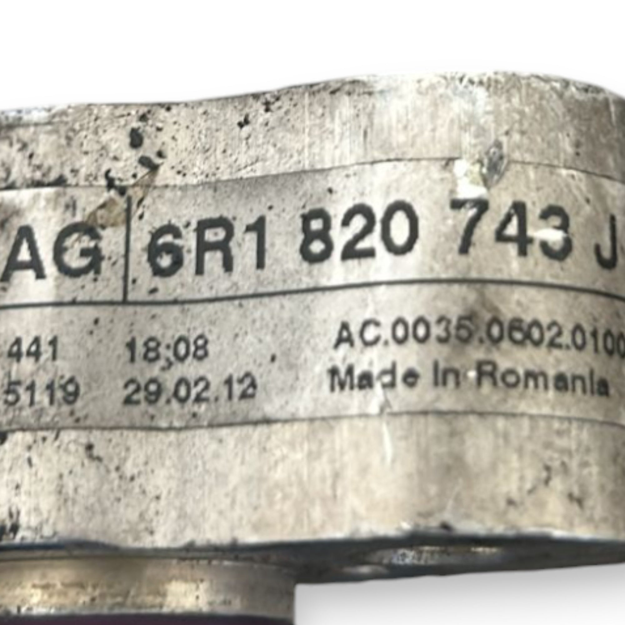 Tubo Aria Condizionata Volkswagen Polo V 1.6 Diesel cod.6R1820743J (2009 > 2017) - F&P CRASH SRLS - Ricambi Usati