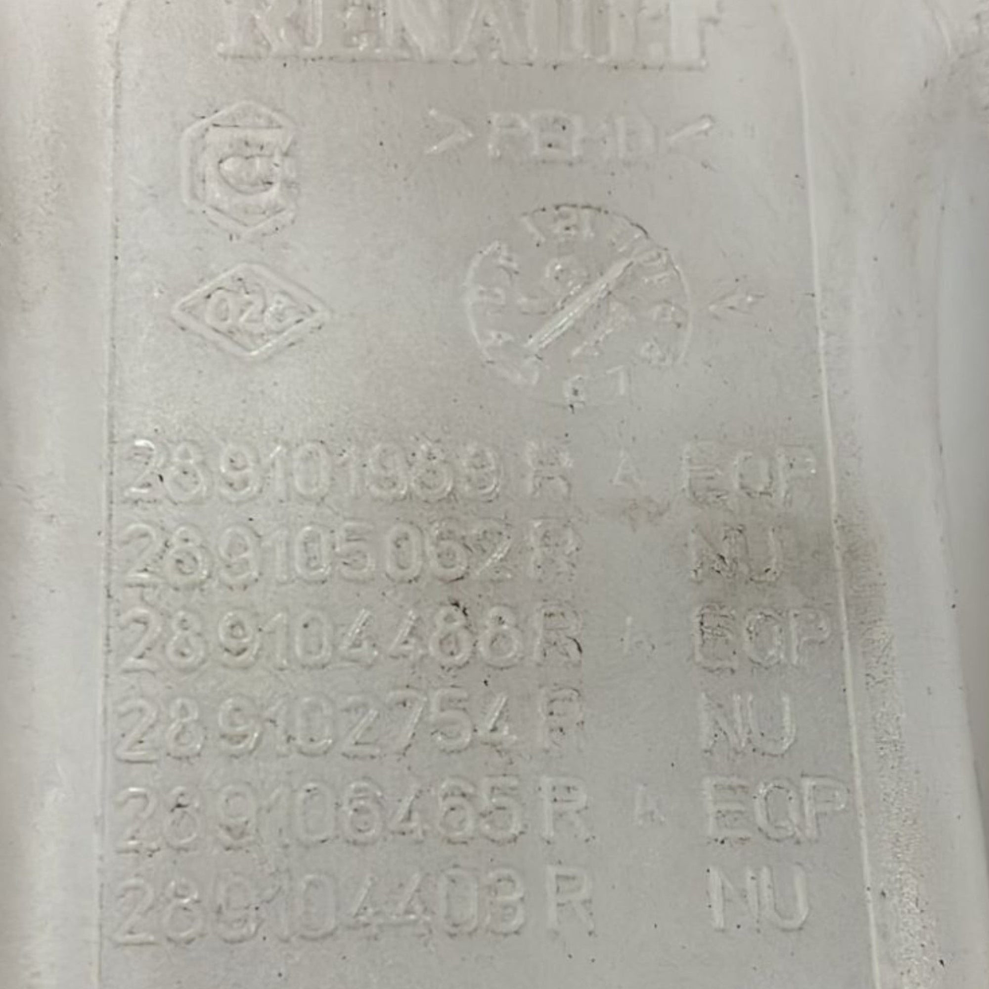 Vaschetta Liquido Tergicristalli Renault Espace V cod:289101989 (2015 >2023) - F&P CRASH SRLS - Ricambi Usati